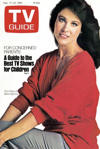 TV Guide cover - Erin Gray - December 17, 1983