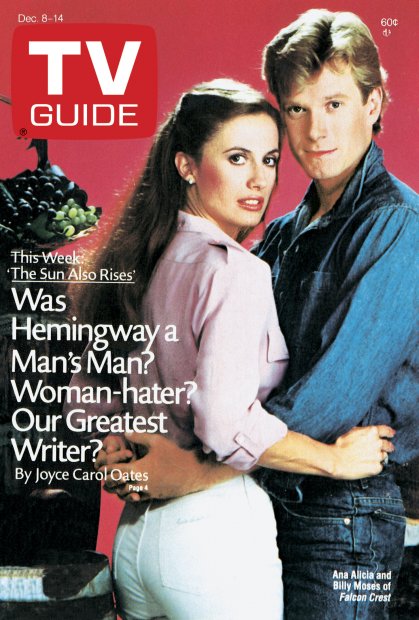 TV Guide cover - Ana Alicia, Billy Moses - December 8, 1984