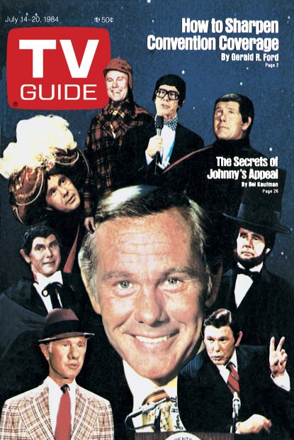 TV Guide cover - Johnny Carson - July 14, 1984
