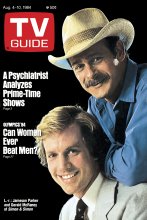 TV Guide cover - Gerald McRaney, Jameson Parker - August 4, 1984