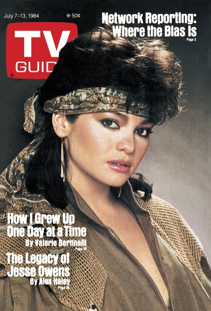 TV Guide cover - Valerie Bertinelli - July 7, 1984