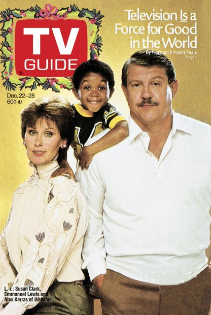 TV Guide cover - Susan Clark, Alex Karras, Emmanuel Lewis - December 22, 1984