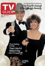 TV Guide cover - Linda Gray, Larry Hagman - December 29, 1984