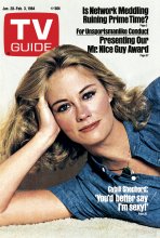 TV Guide cover - Cybill Shepherd - January 28, 1984