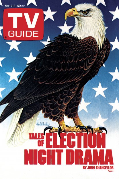 TV Guide cover - Tales of Election Night Drama - November 3, 1984