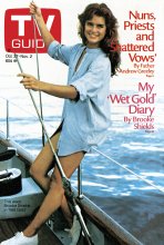 TV Guide cover - Brooke Shields - October 27, 1984