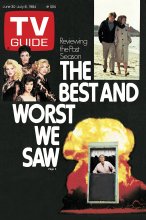TV Guide cover - Brooke Adams, Bess Armstrong, Blair Brown, Phoebe Cates, Arielle Dombasle, Martin Sheen - June 30, 1984