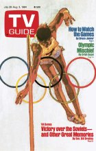 TV Guide cover - '64 Games: Victory over the Soviets - and Other Great Memories - July 28, 1984