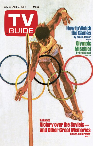 TV Guide cover - '64 Games: Victory over the Soviets - and Other Great Memories - July 28, 1984