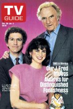 TV Guide cover - Penny Peyser, John Rubinstein, Jack Warden - December 28, 1985