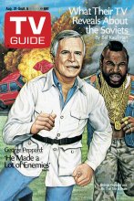 TV Guide cover - George Peppard, Mr. T. - August 31, 1985