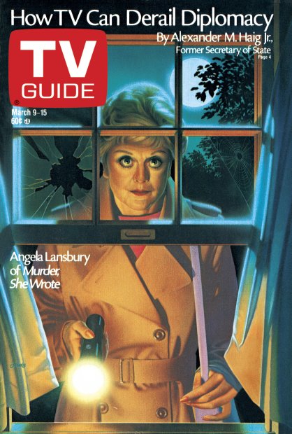 TV Guide cover - Angela Lansbury - March 9, 1985