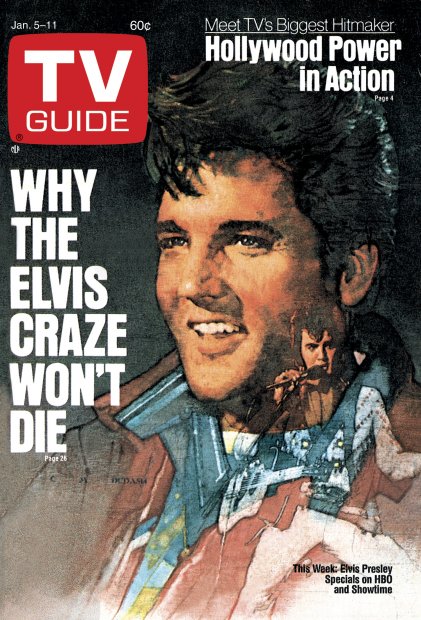 TV Guide cover - Elvis Presley - January 5, 1985
