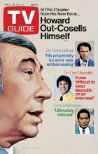TV Guide cover - Howard Cosell, Frank Gifford, Don Meredith, O.J. Simpson - September 28, 1985