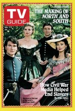 TV Guide cover - Lesley-Anne Down, Wendy Kilbourne, James Read, Patrick Swayze - November 2, 1985