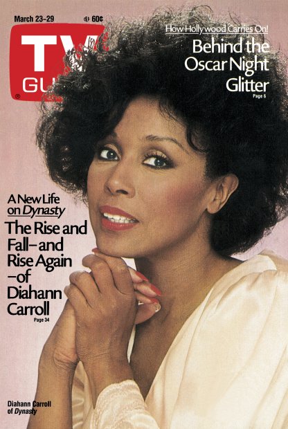 TV Guide cover - Diahann Carroll - March 23, 1985