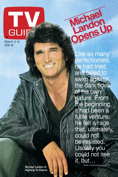 TV Guide cover - Michael Landon - March 2, 1985