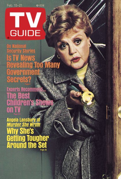TV Guide cover - Angela Lansbury - February 15, 1986