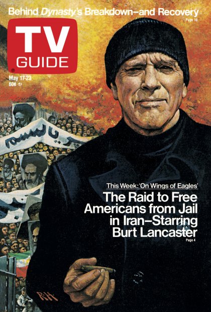TV Guide cover - Burt Lancaster - May 17, 1986
