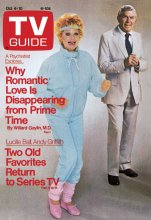 TV Guide cover - Lucille Ball, Andy Griffith - October 4, 1986