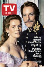 TV Guide cover - Richard Chamberlain, Alice Krige - April 12, 1986