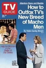TV Guide cover - Ted Danson, Shelley Long, Cybill Shepherd, Bruce Willis - August 2, 1986