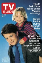 TV Guide cover - Brian Bonsall, Michael J. Fox - October 18, 1986