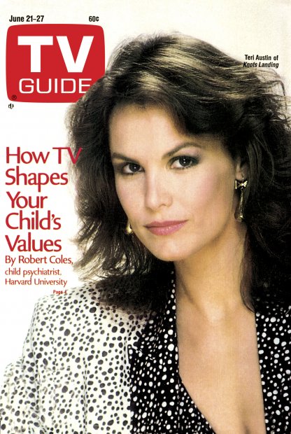 TV Guide cover - Teri Austin - June 21, 1986