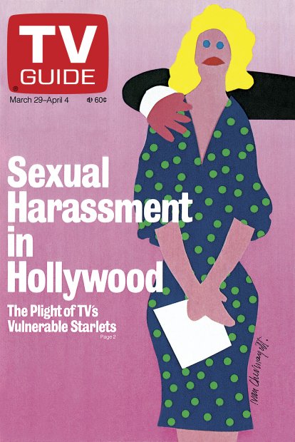 TV Guide cover - Sexual Harassment in Hollywood - March 29, 1986