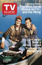 TV Guide cover - James Garner, James Woods - December 13, 1986