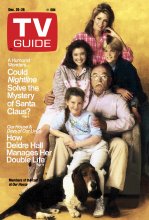 TV Guide cover - Chad Allen, Wilford Brimley, Shannen Doherty, Deirdre Hall, Keri Houlihan - December 20, 1986