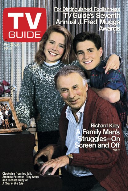 TV Guide cover - Trey Ames, Richard Kiley, Amanda Peterson - December 26, 1987