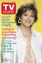 TV Guide cover - Blair Brown - July 25, 1987