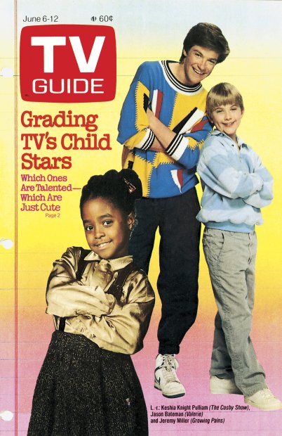 TV Guide cover - Jason Bateman, Jeremy Miller, Keshia Knight Pulliam - June 6, 1987