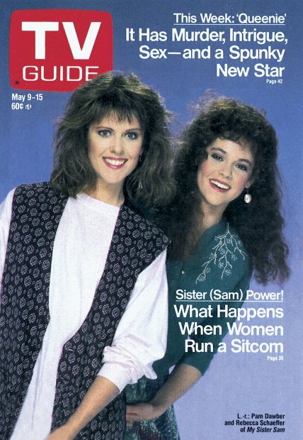 TV Guide cover - Pam Dawber, Rebecca Schaeffer - May 9, 1987
