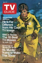 TV Guide cover - Angela Lansbury - January 3, 1987