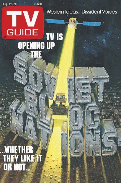 TV Guide cover - TV Is Opening Up the Soviet Bloc Nations - August 22, 1987