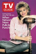 TV Guide cover - Markie Post - June 20, 1987