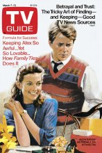 TV Guide cover - Justine Bateman, Michael J. Fox - March 7, 1987