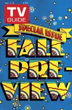 TV Guide cover - Fall Preview - September 12, 1987
