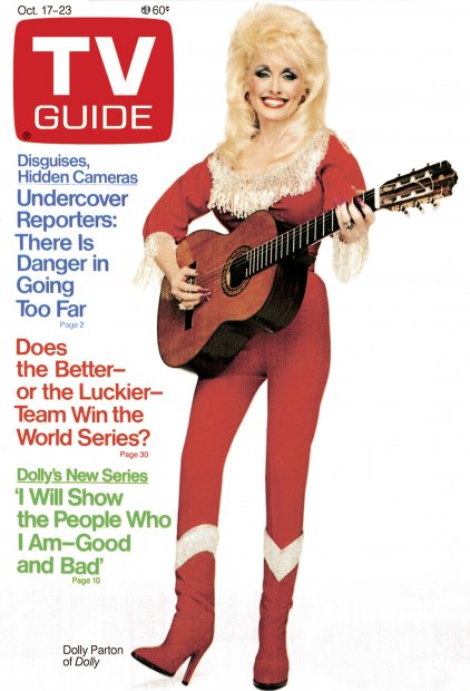 TV Guide cover - Dolly Parton - October 17, 1987