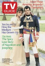 TV Guide cover - Armand Assante, Jacqueline Bisset - November 7, 1987