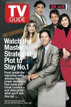 TV Guide cover - Gary Cole, Maryam d'Abo, Judd Hirsch, Kate Jackson, Brandon Tartikoff - October 8, 1988