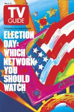TV Guide cover - Election Day: Which Network You Should Watch - November 5, 1988