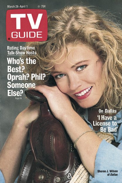 TV Guide cover - Sheree J. Wilson - March 26, 1988