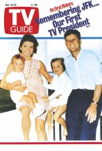 TV Guide cover - Caroline Kennedy, Jacqueline Kennedy, John F. Kennedy, John F. Kennedy Jr. - November 19, 1988