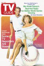 TV Guide cover - Kevin Costner, Susan Sarandon - October 15, 1988