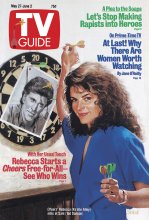 TV Guide cover - Kirstie Alley, Ted Danson - May 27, 1989