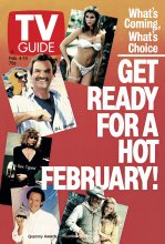 TV Guide cover - Billy Crystal, Robert Duvall, Lisa Hartman, Diane Lane, Catherine Oxenberg, Burt Reynolds - February 4, 1989