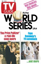 TV Guide cover - Faye Dunaway, Perry King, Chynna Phillips - October 14, 1989